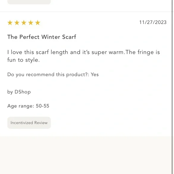 Anthropologie NWT Extreme fringe 137” “responsibly & sustainably made”scarf - Picture 5 of 10